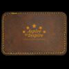 Faux Leather Engravable Patch - Round-Corner Rectangular Thumbnail