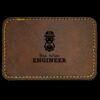 Faux Leather Engravable Patch - Round-Corner Rectangular Thumbnail