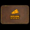 Faux Leather Engravable Patch - Round-Corner Rectangular Thumbnail