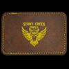 Faux Leather Engravable Patch - Round-Corner Rectangular Thumbnail