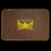 Faux Leather Engravable Patch - Round-Corner Rectangular Thumbnail