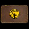 Faux Leather Engravable Patch - Round-Corner Rectangular Thumbnail