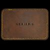 Faux Leather Engravable Patch - Round-Corner Rectangular Thumbnail