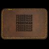 Faux Leather Engravable Patch - Round-Corner Rectangular Thumbnail