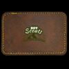 Faux Leather Engravable Patch - Round-Corner Rectangular Thumbnail