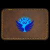 Faux Leather Engravable Patch - Round-Corner Rectangular Thumbnail
