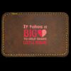 Faux Leather Engravable Patch - Round-Corner Rectangular Thumbnail