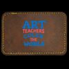 Faux Leather Engravable Patch - Round-Corner Rectangular Thumbnail