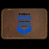 Faux Leather Engravable Patch - Round-Corner Rectangular Thumbnail