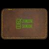 Faux Leather Engravable Patch - Round-Corner Rectangular Thumbnail