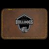 Faux Leather Engravable Patch - Round-Corner Rectangular Thumbnail