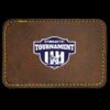 Faux Leather Engravable Patch - Round-Corner Rectangular Thumbnail