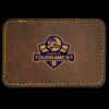 Faux Leather Engravable Patch - Round-Corner Rectangular Thumbnail