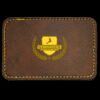 Faux Leather Engravable Patch - Round-Corner Rectangular Thumbnail