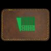 Faux Leather Engravable Patch - Round-Corner Rectangular Thumbnail
