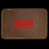Faux Leather Engravable Patch - Round-Corner Rectangular Thumbnail