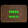 Faux Leather Engravable Patch - Round-Corner Rectangular Thumbnail