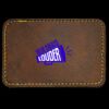 Faux Leather Engravable Patch - Round-Corner Rectangular Thumbnail