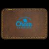 Faux Leather Engravable Patch - Round-Corner Rectangular Thumbnail