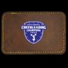 Faux Leather Engravable Patch - Round-Corner Rectangular Thumbnail
