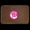 Faux Leather Engravable Patch - Round-Corner Rectangular Thumbnail