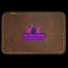 Faux Leather Engravable Patch - Round-Corner Rectangular Thumbnail