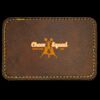 Faux Leather Engravable Patch - Round-Corner Rectangular Thumbnail