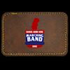 Faux Leather Engravable Patch - Round-Corner Rectangular Thumbnail