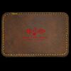 Faux Leather Engravable Patch - Round-Corner Rectangular Thumbnail
