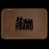 Faux Leather Engravable Patch - Round-Corner Rectangular Thumbnail