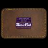 Faux Leather Engravable Patch - Round-Corner Rectangular Thumbnail