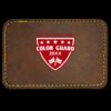 Faux Leather Engravable Patch - Round-Corner Rectangular Thumbnail