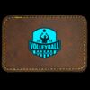 Faux Leather Engravable Patch - Round-Corner Rectangular Thumbnail