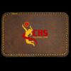 Faux Leather Engravable Patch - Round-Corner Rectangular Thumbnail