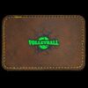 Faux Leather Engravable Patch - Round-Corner Rectangular Thumbnail