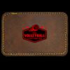Faux Leather Engravable Patch - Round-Corner Rectangular Thumbnail