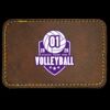 Faux Leather Engravable Patch - Round-Corner Rectangular Thumbnail