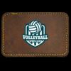 Faux Leather Engravable Patch - Round-Corner Rectangular Thumbnail