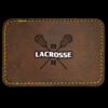 Faux Leather Engravable Patch - Round-Corner Rectangular Thumbnail