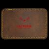 Faux Leather Engravable Patch - Round-Corner Rectangular Thumbnail