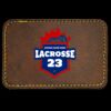 Faux Leather Engravable Patch - Round-Corner Rectangular Thumbnail