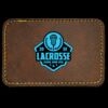 Faux Leather Engravable Patch - Round-Corner Rectangular Thumbnail