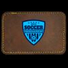 Faux Leather Engravable Patch - Round-Corner Rectangular Thumbnail
