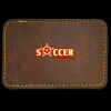 Faux Leather Engravable Patch - Round-Corner Rectangular Thumbnail