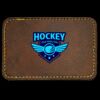 Faux Leather Engravable Patch - Round-Corner Rectangular Thumbnail