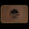 Faux Leather Engravable Patch - Round-Corner Rectangular Thumbnail