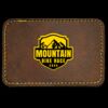 Faux Leather Engravable Patch - Round-Corner Rectangular Thumbnail
