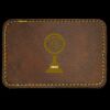 Faux Leather Engravable Patch - Round-Corner Rectangular Thumbnail
