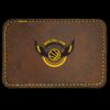Faux Leather Engravable Patch - Round-Corner Rectangular Thumbnail