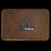 Faux Leather Engravable Patch - Round-Corner Rectangular Thumbnail